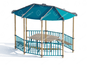 Беседка со столом