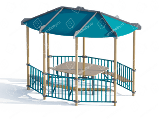 Беседка со столом
