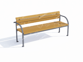 Диван парковый
