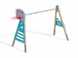 Качели «Трапеция с баскетбольным кольцом» Качели «Трапеция с баскетбольным кольцом»