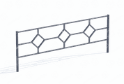 Ограждение газонное «Тройной ромб» Ограждение газонное «Тройной ромб»