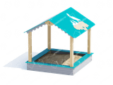 Песочница «Хижина» Песочница «Хижина»