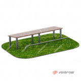 Скамья для пресса с упором для ног Скамья для пресса с упором для ног