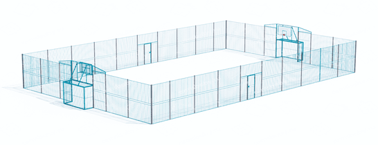 Универсальная спортивная площадка 28Х18 Универсальная спортивная площадка 28Х18