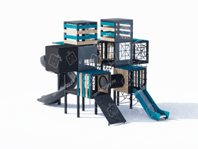 Детский игровой комплекс «Двойной гиперкуб» Детский игровой комплекс «Двойной гиперкуб»