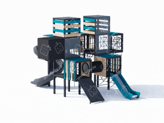 Детский игровой комплекс «Двойной гиперкуб» Детский игровой комплекс «Двойной гиперкуб»