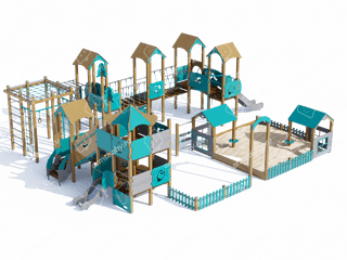 Детский игровой комплекс «Деревенька» Детский игровой комплекс «Деревенька»