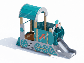 Детский игровой комплекс «Паровозик с горкой» Детский игровой комплекс «Паровозик с горкой»