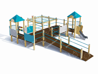 Детский игровой комплекс для детей с ограниченными возможностями «Станция» Детский игровой комплекс для детей с ограниченными возможностями «Станция»