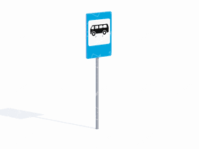 Дорожный знак «Автобусная остановка» Дорожный знак «Автобусная остановка»