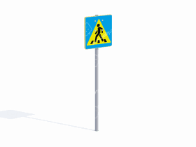 Дорожный знак «Пешеходный переход» Дорожный знак «Пешеходный переход»