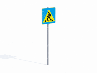 Дорожный знак «Пешеходный переход» Дорожный знак «Пешеходный переход»