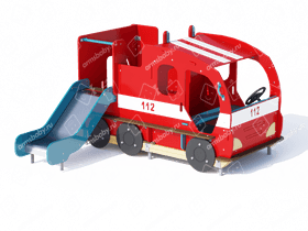 Горка «Пожарная машина» Горка «Пожарная машина»