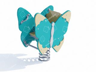 Качалка на пружине «Бабочка 2» Качалка на пружине «Бабочка 2»