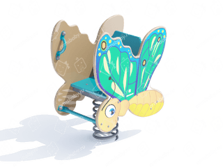 Качалка на пружине «Бабочка» Качалка на пружине «Бабочка»