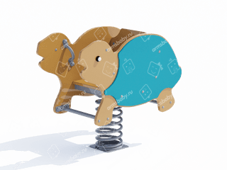 Качалка на пружине «Черепашка» Качалка на пружине «Черепашка»