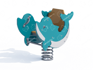 Качалка на пружине «Дельфин» Качалка на пружине «Дельфин»