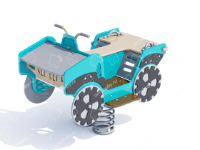 Качалка на пружине «Квадроцикл» Качалка на пружине «Квадроцикл»