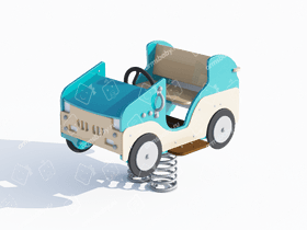 Качалка на пружине «Машинка» Качалка на пружине «Машинка»