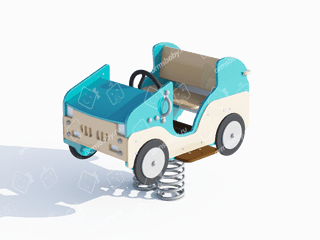 Качалка на пружине «Машинка» Качалка на пружине «Машинка»