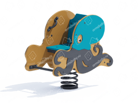 Качалка на пружине «Осьминог» Качалка на пружине «Осьминог»