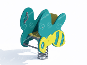 Качалка на пружине «Пчела» Качалка на пружине «Пчела»