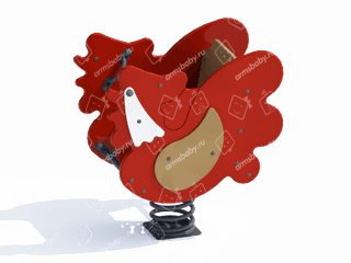 Качалка на пружине «Петушок красный» Качалка на пружине «Петушок красный»