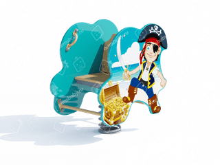 Качалка на пружине «Пират» Качалка на пружине «Пират»