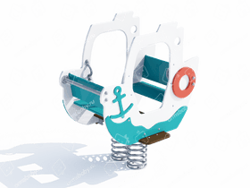 Качалка на пружине «Теплоход» Качалка на пружине «Теплоход»