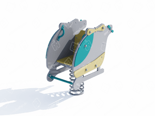 Качалка на пружине «Вертолет» Качалка на пружине «Вертолет»