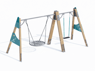 Качели двухсекционные Качели двухсекционные