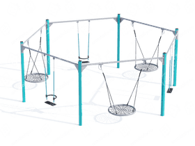 Качели «Шестигранник» Качели «Шестигранник»
