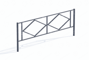 Ограждение газонное «Двойной ромб» Ограждение газонное «Двойной ромб»