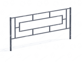 Ограждение газонное «Прямоугольник» Ограждение газонное «Прямоугольник»
