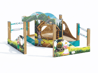 Песочница «Сказочный домик» Песочница «Сказочный домик»