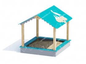 Песочница «Хижина» Песочница «Хижина»