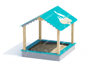 Песочница «Хижина» Песочница «Хижина»