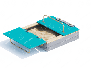 Песочница стандарт с крышкой Песочница стандарт с крышкой