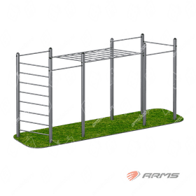 Рукоход с турниками и шведская стенка Рукоход с турниками и шведская стенка