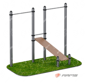 Скамья для пресса с турником Скамья для пресса с турником