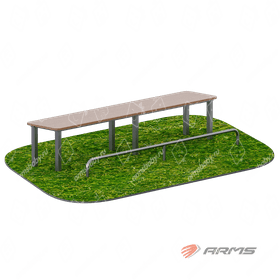 Скамья для пресса с упором для ног Скамья для пресса с упором для ног