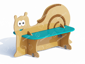 Скамья детская «Улитка» Скамья детская «Улитка»