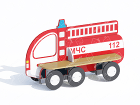 Скамья «Пожарная машина МЧС» Скамья «Пожарная машина МЧС»