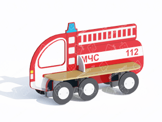 Скамья «Пожарная машина МЧС» Скамья «Пожарная машина МЧС»