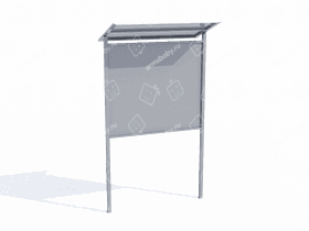 Стенд информационный с крышей Стенд информационный с крышей