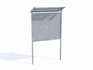 Стенд информационный с крышей Стенд информационный с крышей