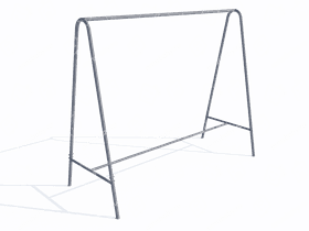 Стойка для сушки белья треугольная Стойка для сушки белья треугольная