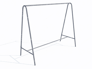 Стойка для сушки белья треугольная Стойка для сушки белья треугольная