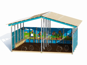 Теневой навес «Колобок» Теневой навес «Колобок»