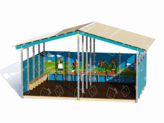 Теневой навес «Колобок» Теневой навес «Колобок»